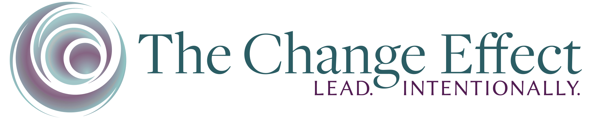 The Change Effect - Work. Intentionally. logo
